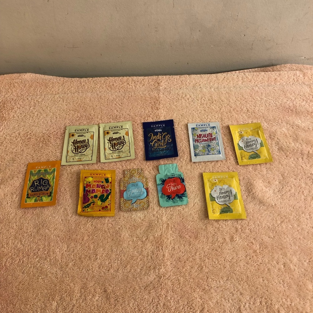 Perfectly Posh Lot of 10 Body Butter Lotion Samples